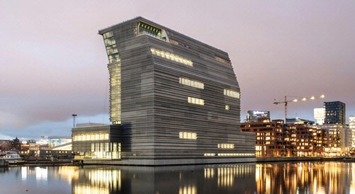 오슬로 중심가에서 새로 문을 여는 뭉크미술관[뭉크미술관 제공]